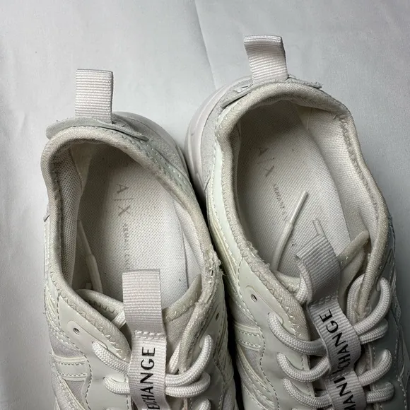 Armani Exchange White Chunky Sneakers