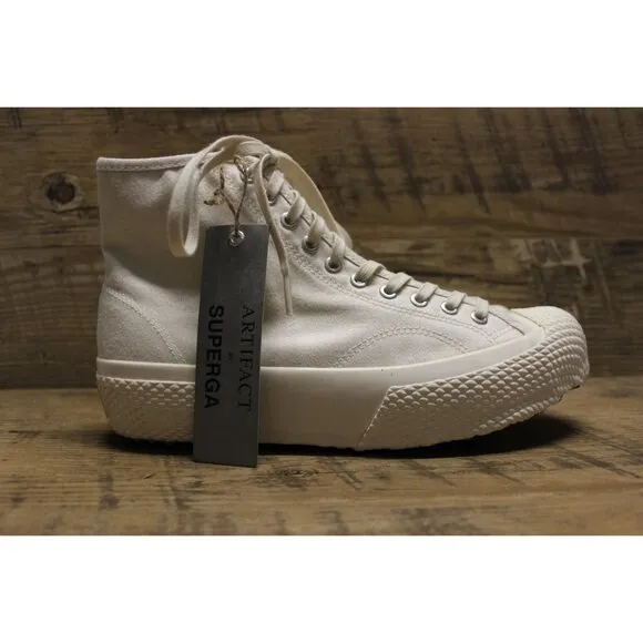 Artifact by Superga men's Japanese mil spec canvas high top sneakers 9
