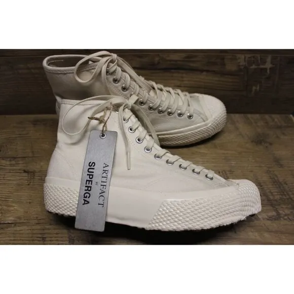 Artifact by Superga men's Japanese mil spec canvas high top sneakers 9
