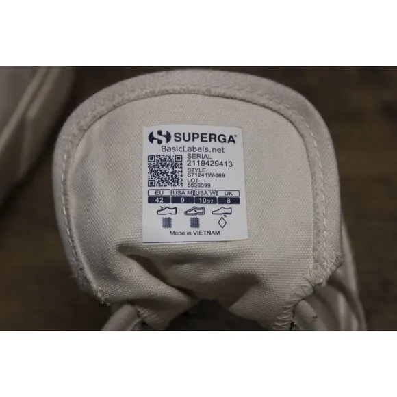 Artifact by Superga men's Japanese mil spec canvas high top sneakers 9