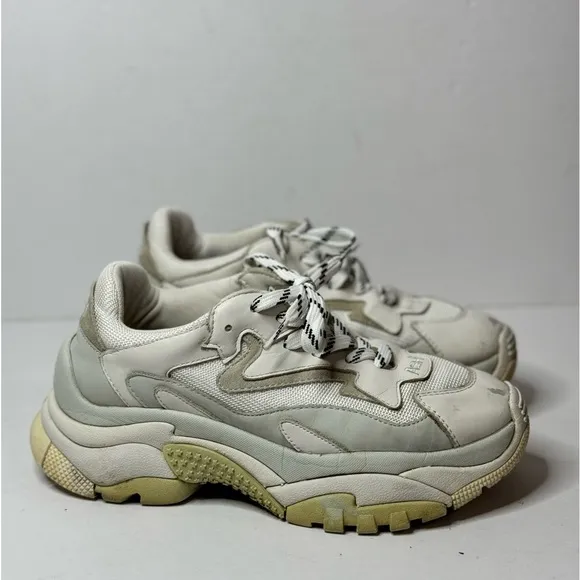ASH Addict 12 Low-Top Sneakers Size 37 White Multi Color