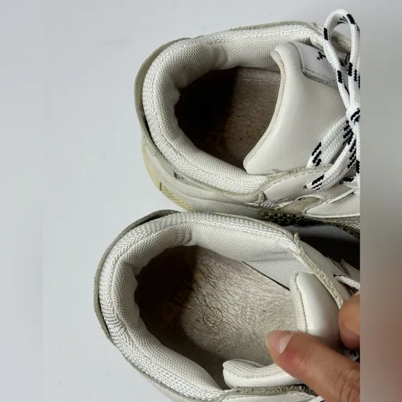 ASH Addict 12 Low-Top Sneakers Size 37 White Multi Color
