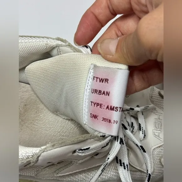 ASH Addict 12 Low-Top Sneakers Size 37 White Multi Color