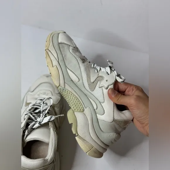 ASH Addict 12 Low-Top Sneakers Size 37 White Multi Color
