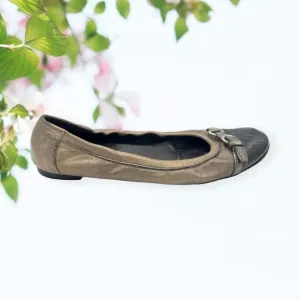 Attilio Giusti Leombruni Ballet Flats Cap Toe