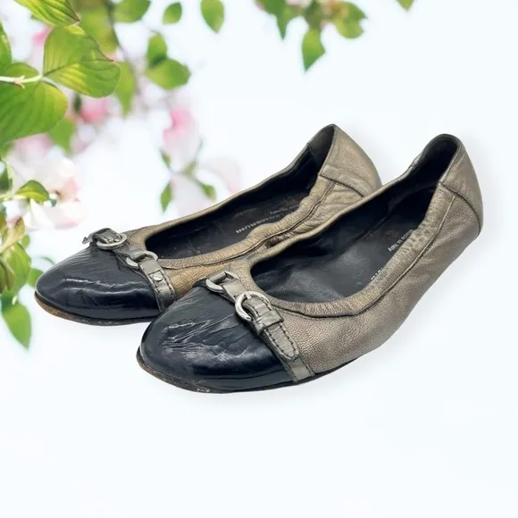 Attilio Giusti Leombruni Ballet Flats Cap Toe