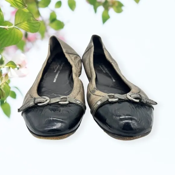 Attilio Giusti Leombruni Ballet Flats Cap Toe