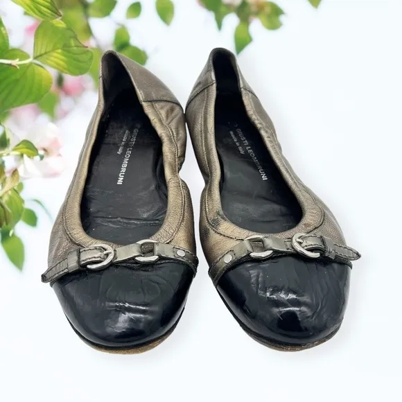 Attilio Giusti Leombruni Ballet Flats Cap Toe