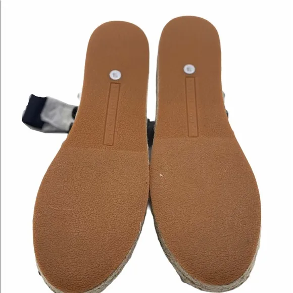 AVEC LES FILLES NIB Georgie Lace Up Espadrilles Flats