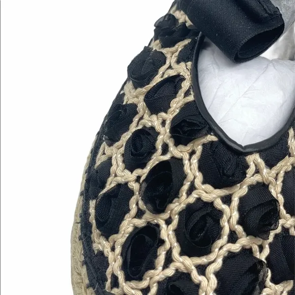 AVEC LES FILLES NIB Georgie Lace Up Espadrilles Flats