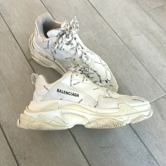 Balenciaga White Sneakers size 41
