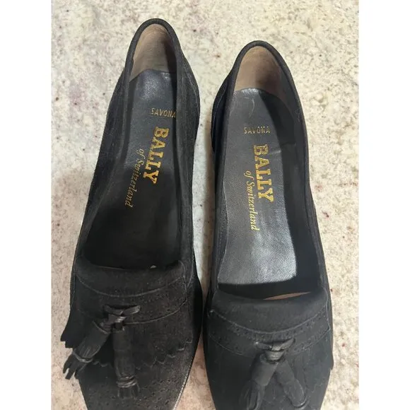 Bally Vintage Savona Dress Tassle Loafers - Size 6.5