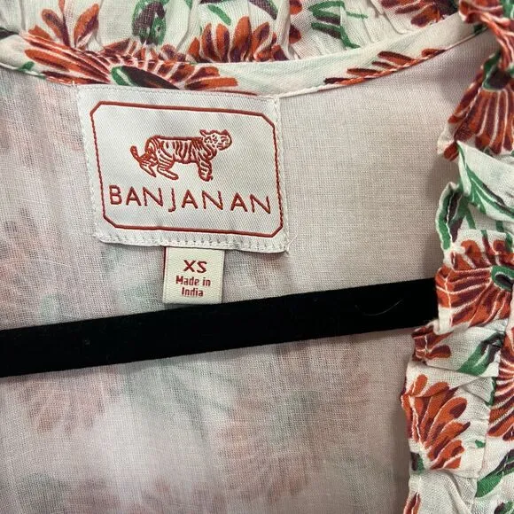 Banjanan Constance Dress in Dune Daisy White Size XS