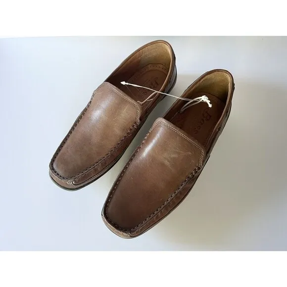 Bass G. H.‎ Bass &amp; Company Hank Brown Leather Slip On Mocassins Loafers Size 9.5