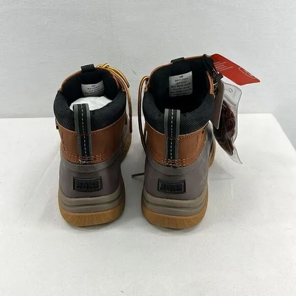 Bass Outdoor Field Duck Mid Boots -Tan/Chocolate -Size 8- NIB