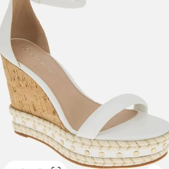 BCBGeneration women's Narida Espadrille Ankle Strap Wedge Sandals Size: 10 NIB
