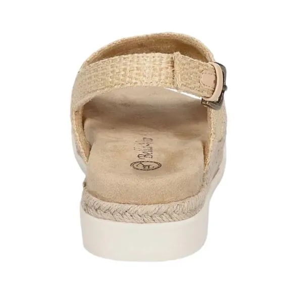 Bella Vita Women's Kato Slingback Woven Sandals Natural Size 8
