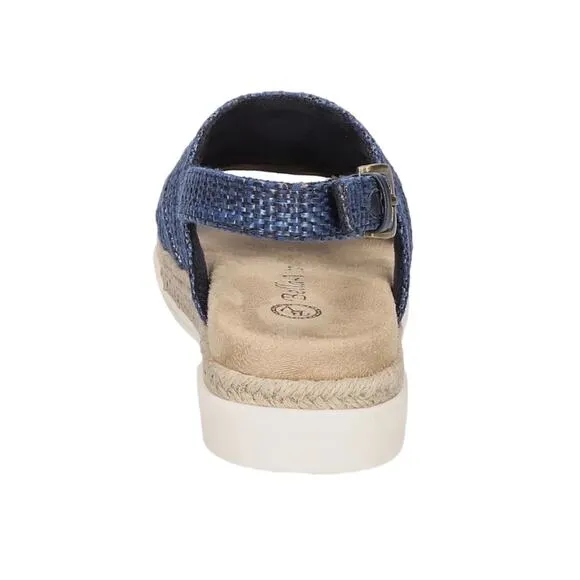 Bella Vita Women's Kato Slingback Woven Sandals Navy Size 8