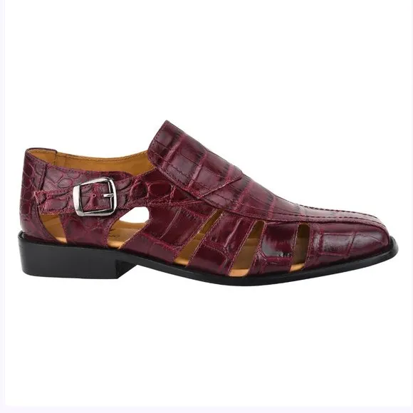 Bidwill Genuine Leather Flat Sandals