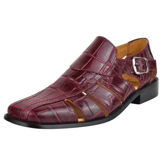 Bidwill Genuine Leather Flat Sandals