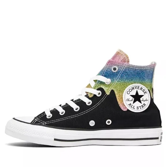 Big Girls Chuck Taylor All Star Glitter Drip High Top Casual