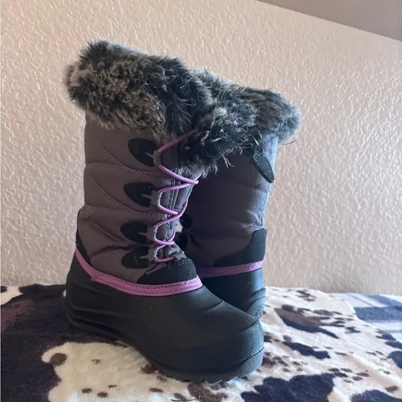 Big Girls' Kamik Snowangel Insulated Winter Boots Size 12