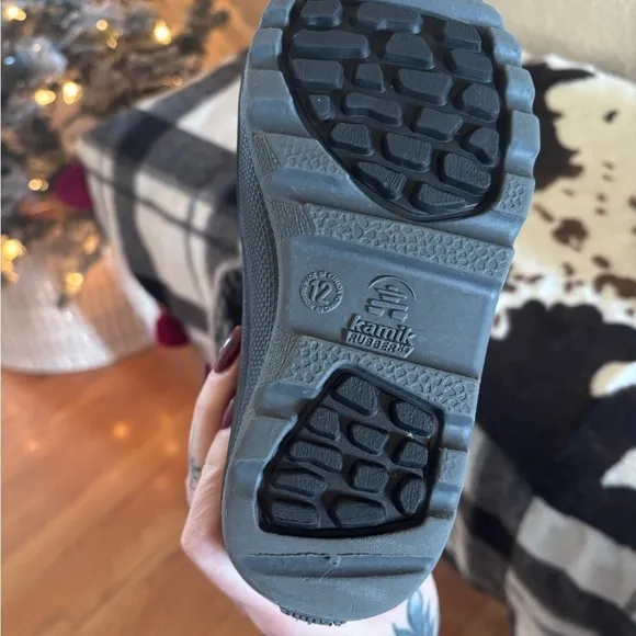 Big Girls' Kamik Snowangel Insulated Winter Boots Size 12