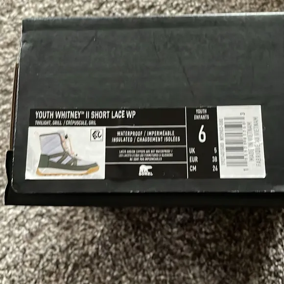 Big Kids' SOREL Whitney II Short Lace Waterproof Insulated Winter Boots