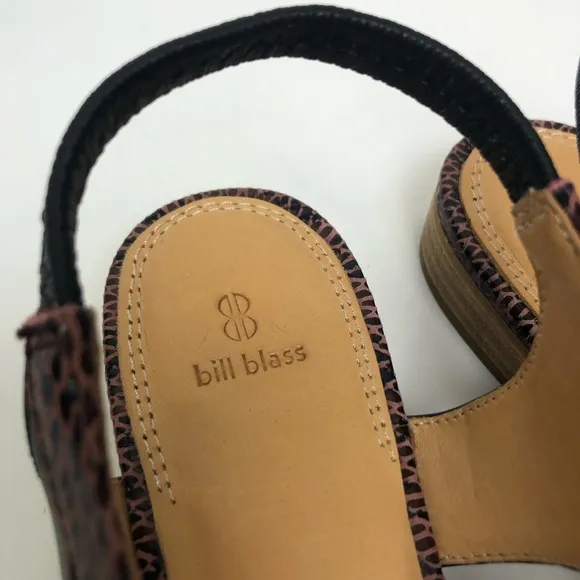 Bill Blass Skyla Printed Snake Pointed Toe Flats