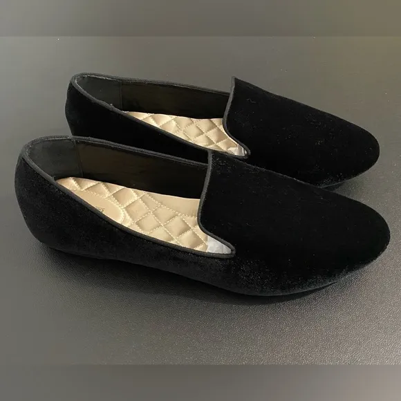 Birdies Velvet Loafers Black Starling