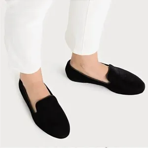 Birdies Velvet Loafers Black Starling