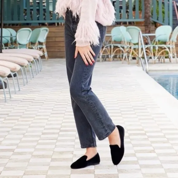 Birdies Velvet Loafers Black Starling