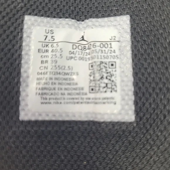 Black and Gray High-Top Air Jordan Sneakers