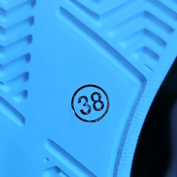 Black and White Athletic Sneakers with Chunky Design