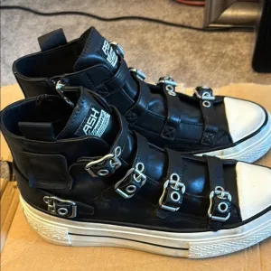 Black and White High-Top Sneakers Ash sneakers size 8