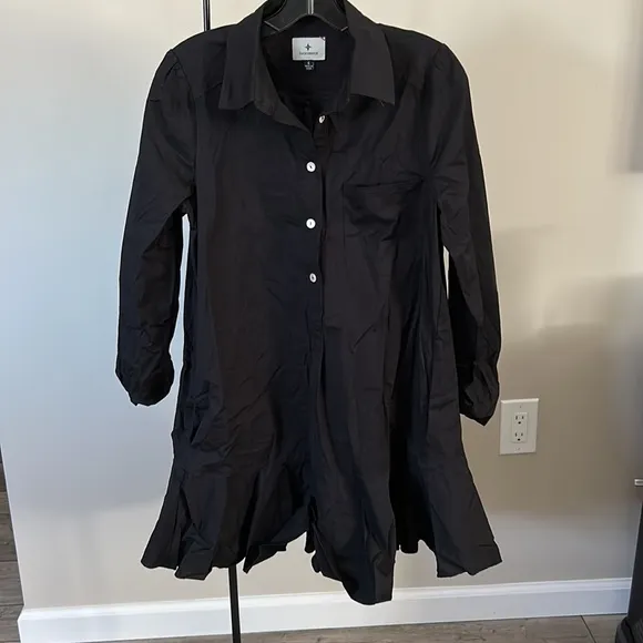 Black Callahan Shirt DressTUCKERNUCK