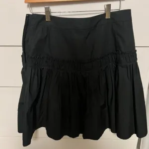 Black mini skirt