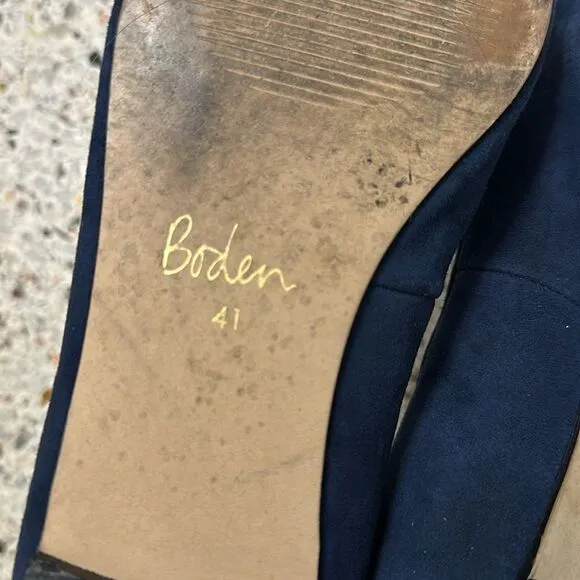 Boden Amy embellished rhinestone ballet flat 41 9.5