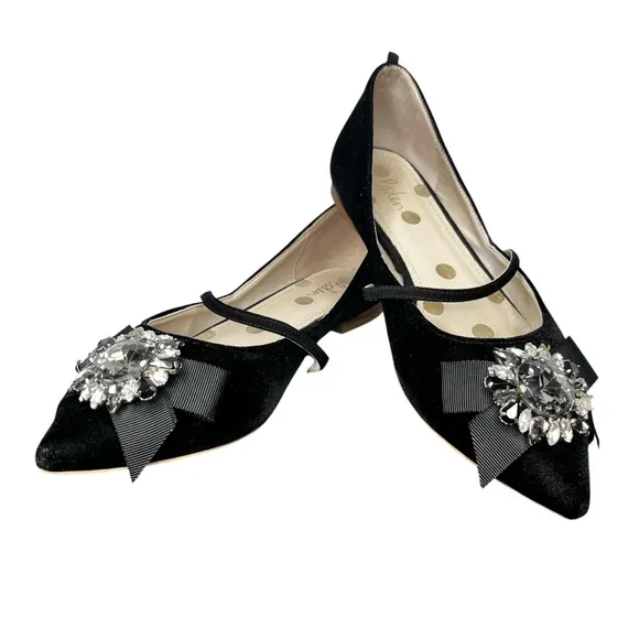 Boden Jeweled MaryJane Ballet Flats
