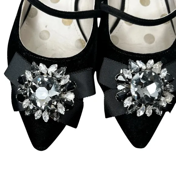 Boden Jeweled MaryJane Ballet Flats