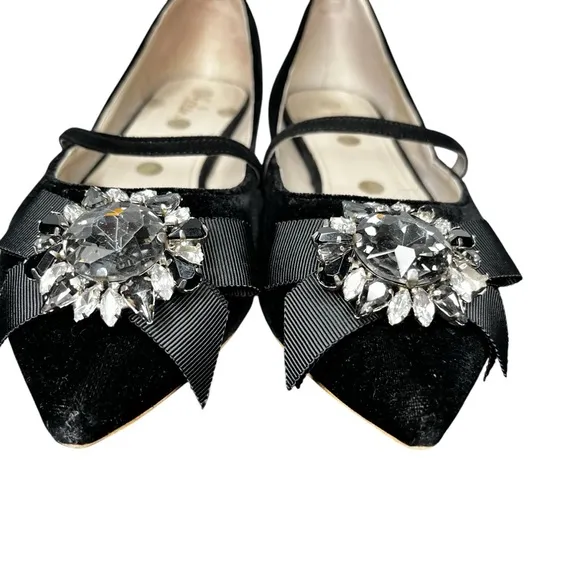 Boden Jeweled MaryJane Ballet Flats