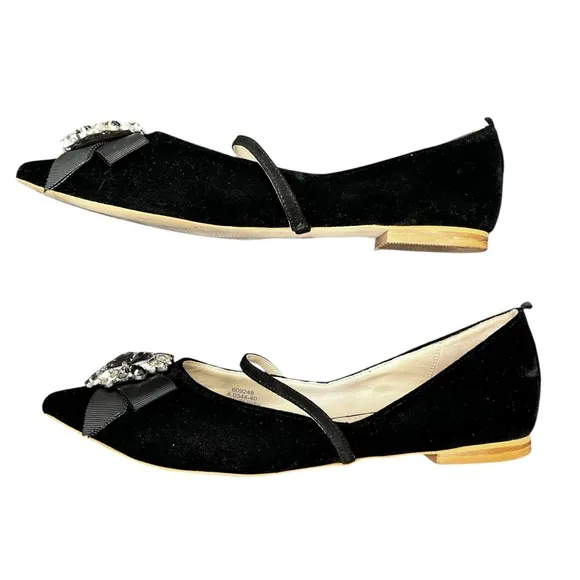 Boden Jeweled MaryJane Ballet Flats