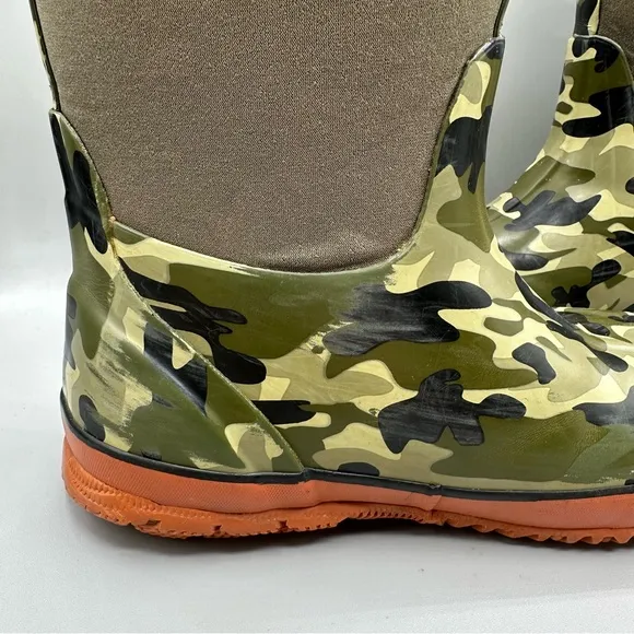 Bogs Camo Classics Neoprene Rubber Kids Boys Youth Size 1 Muck Boots Rain