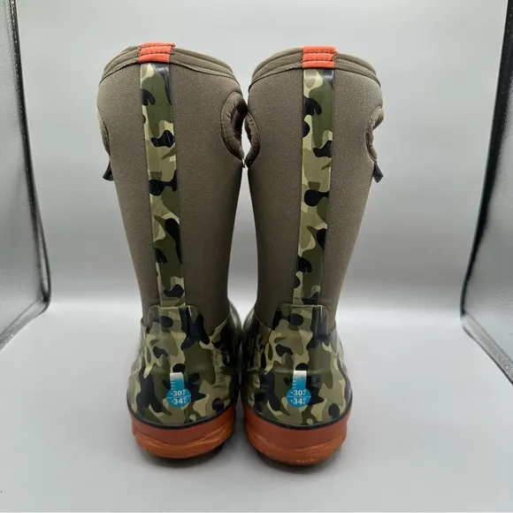 Bogs Camo Classics Neoprene Rubber Kids Boys Youth Size 1 Muck Boots Rain