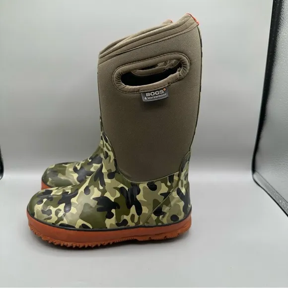 Bogs Camo Classics Neoprene Rubber Kids Boys Youth Size 1 Muck Boots Rain