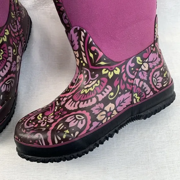 Bogs Classic High Tuscany Paisley Waterproof Boots