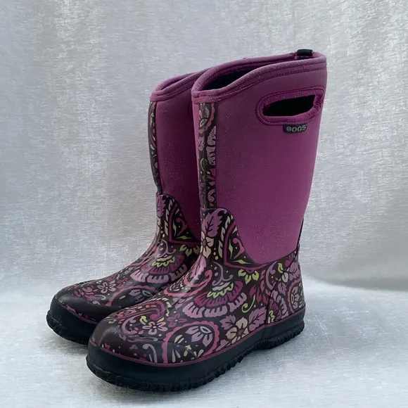 Bogs Classic High Tuscany Paisley Waterproof Boots