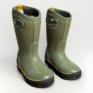 Bogs Kids Classic Waterproof Insulated Winter Boots Green US Size 10 EU 26