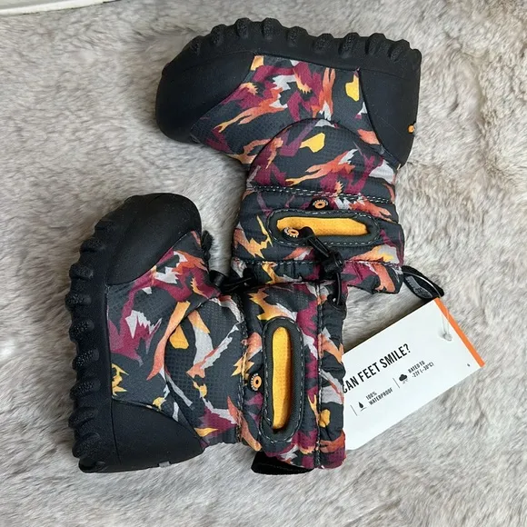 Bogs | Kids' Winter Boots B-MOC SNOW WINTER MOUNTAIN in Dark Gray, Size 5 NWT