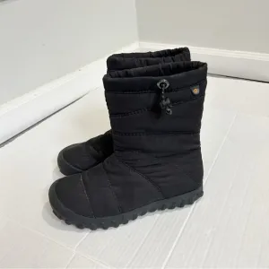 Bogs Puffy Boots Mid Calf Insulated Lined Waterproof Round Toe Drawcord Size 7